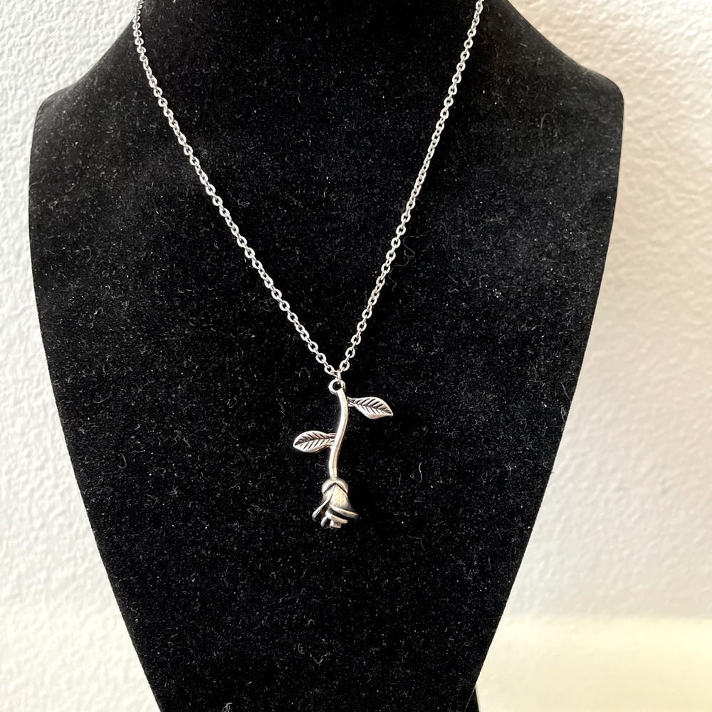 Handmade Rose Necklace